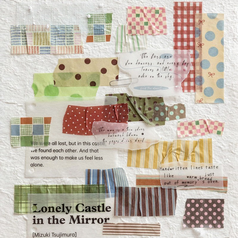 BasicHandcraft Series Washi Paper Long Strip Sticker Book
