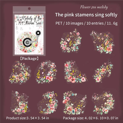Floral Sea Melody Sticker Pack