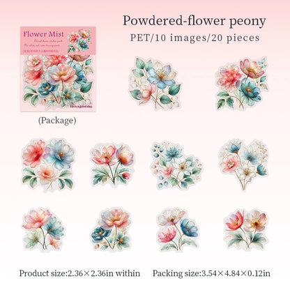 Flower Mist Sticker Pack