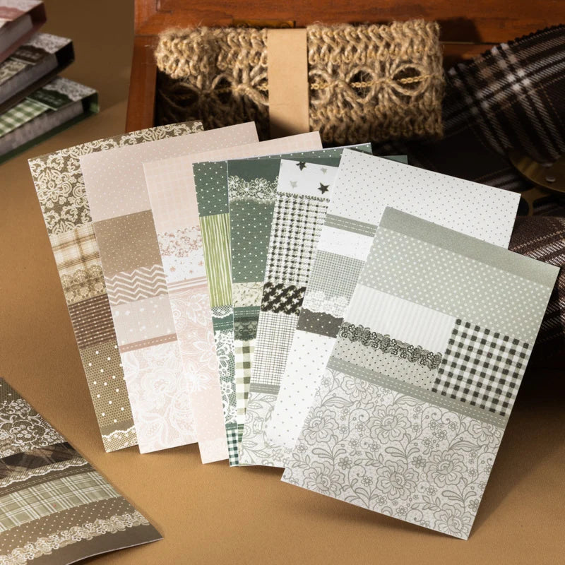 Floral Patchwork Lace Sticker Book