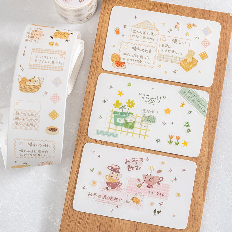 Suiya Notebook Series Die Cutting Washi Tape featuring book designs for journaling, scrapbooking and collage