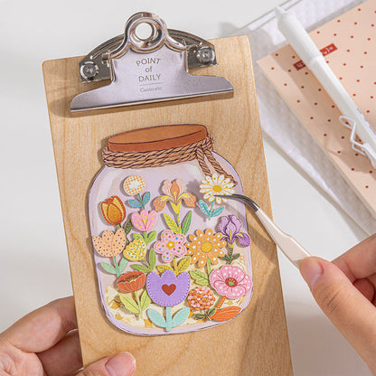 Wish Garden Series Sticker featuring garden designs for journaling, scrapbooking and collage