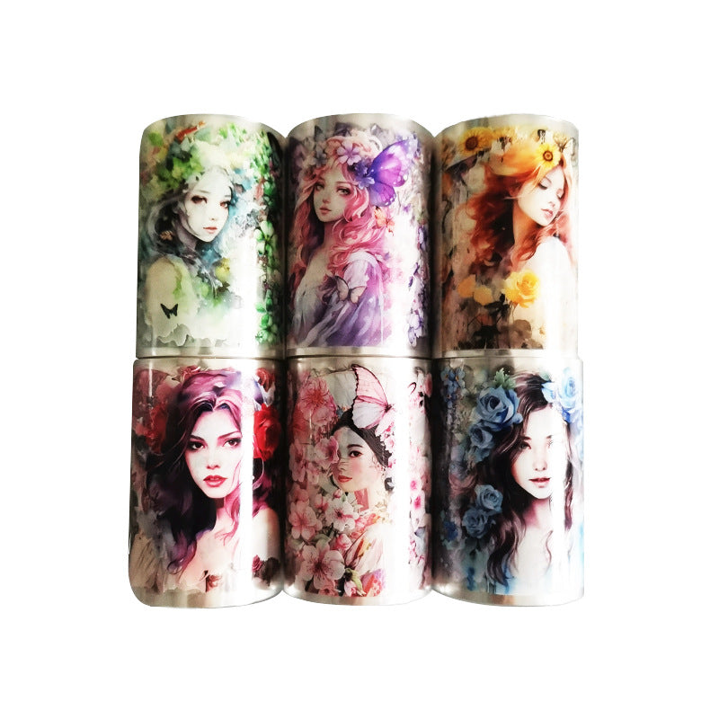 Monet Garden Series PET Tape featuring garden designs for journaling, scrapbooking and collage