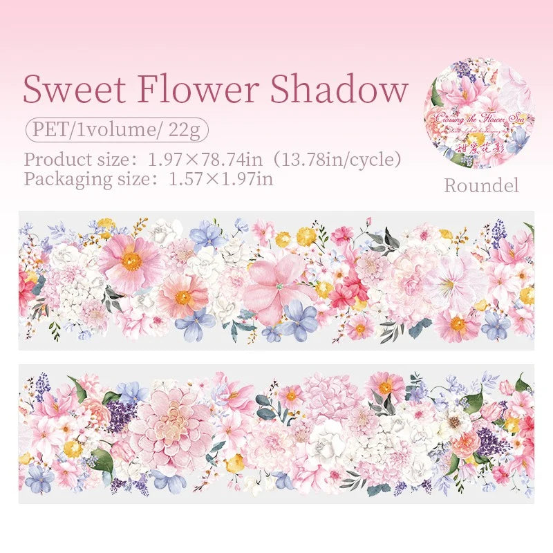 Crossing Flower Sea PET Tape