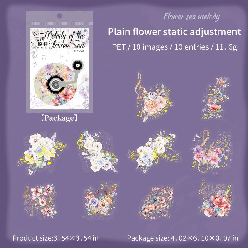 Floral Sea Melody Sticker Pack