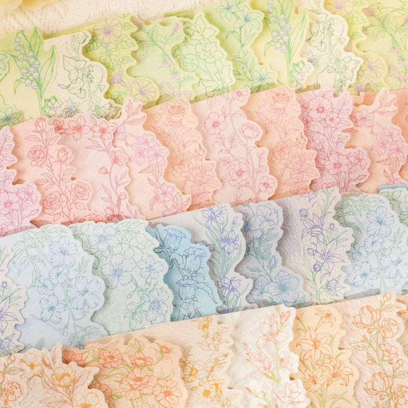 Flower Language Secret Forest Material Paper