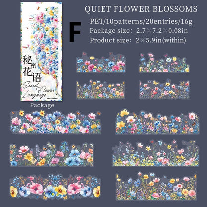 Secret Language of Flowers Sticker Set