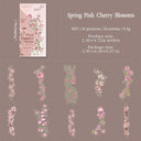 Porcelain Blossom Branch Sticker Pack