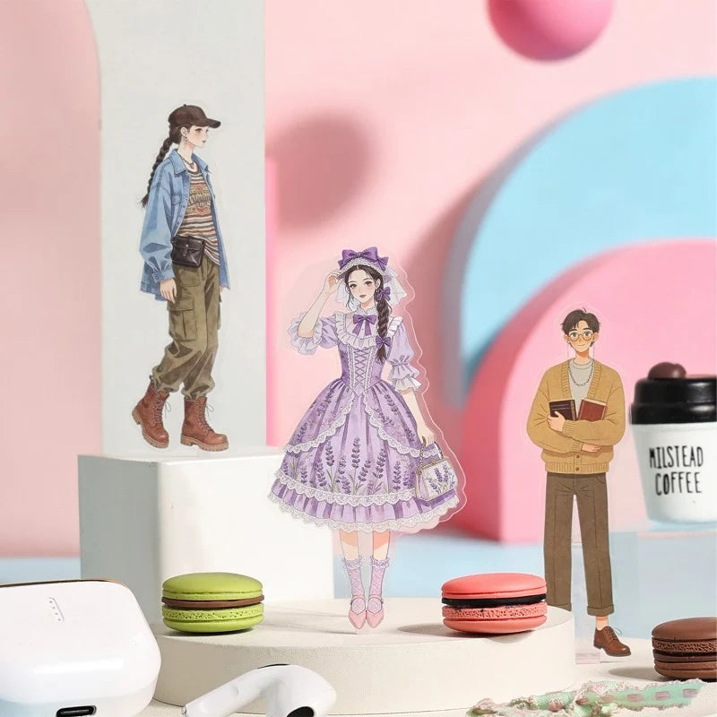 Flower Boy Character Sticker Book