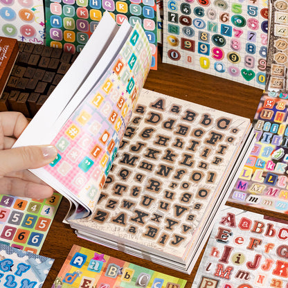 Little Moments Diary Series Sticker Book featuring book designs for journaling, scrapbooking and collage