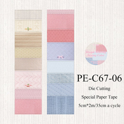 Paper Sketch Series Die Cutting Special Paper Tape