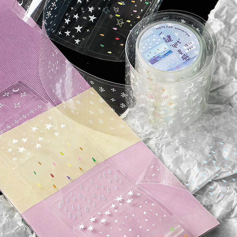 Derive inspiration series Die Cutting PET Tape for journaling, scrapbooking and collage