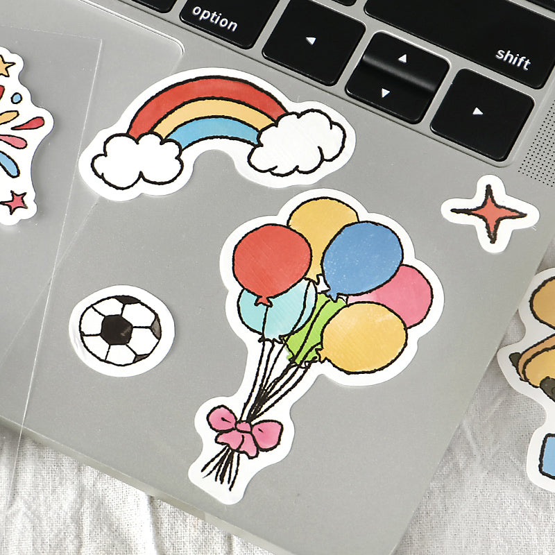 Happy Wanderer Chronicles Series Sticker for journaling, scrapbooking and collage
