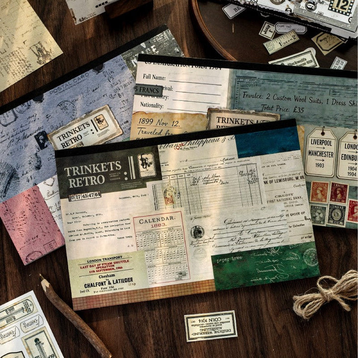 Retro Specimen Material Paper