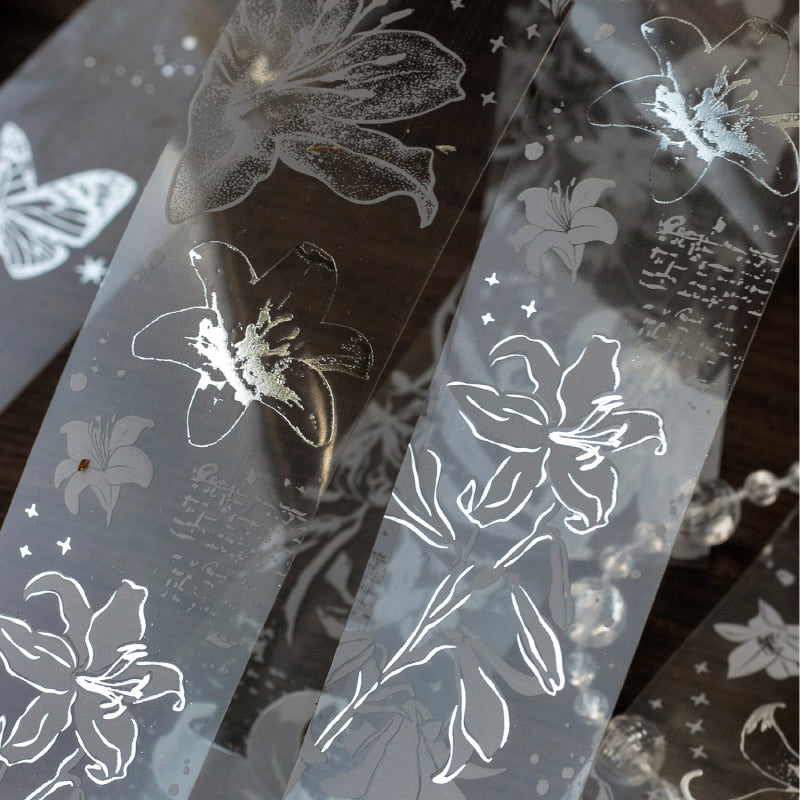 Prelude Poems Series Silver Stamping PET Tape