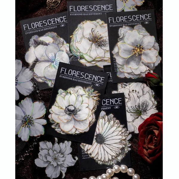 Gilded Floral PET Sticker Tape