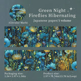 Green Night Fireflies Hibernating
