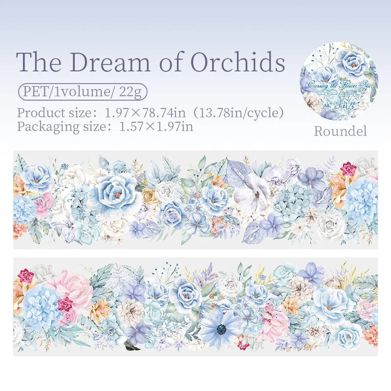 Crossing Flower Sea PET Tape