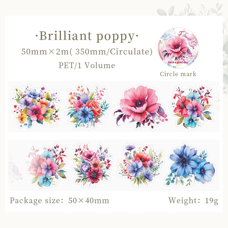 Plant Flower Sea PET Tape