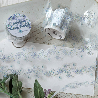 Floral Spread Series PET Tape featuring floral designs for journaling, scrapbooking and collage