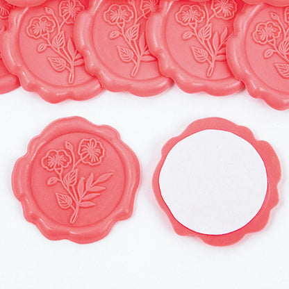 Leaves of Rose Wax Seal Sticker