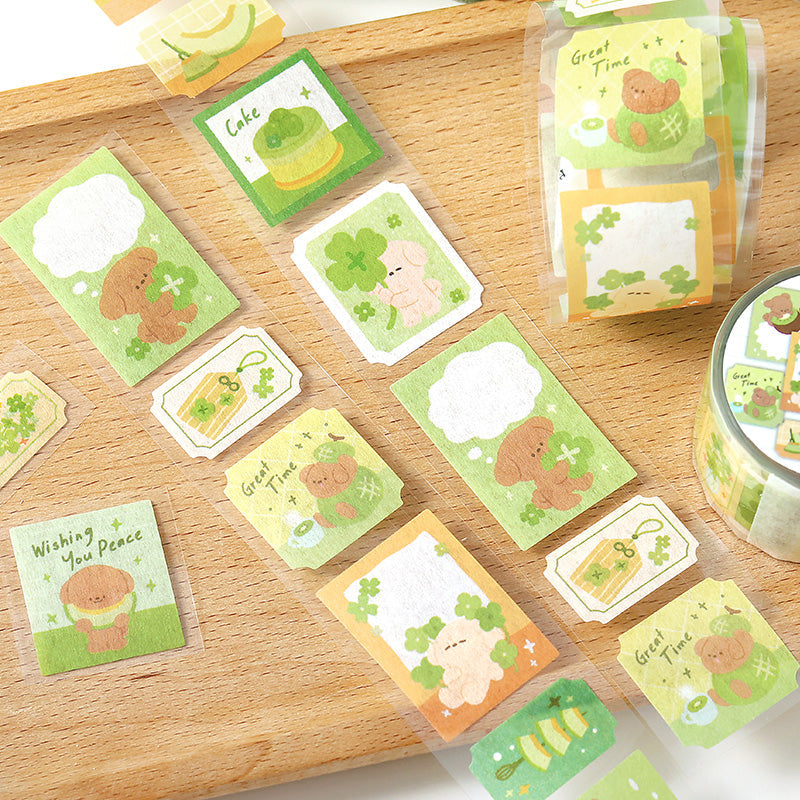 Forest Sweet Fruit House Series Die Cutting Washi Tape featuring forest, sweet, and house designs for journaling, scrapbooking and collage