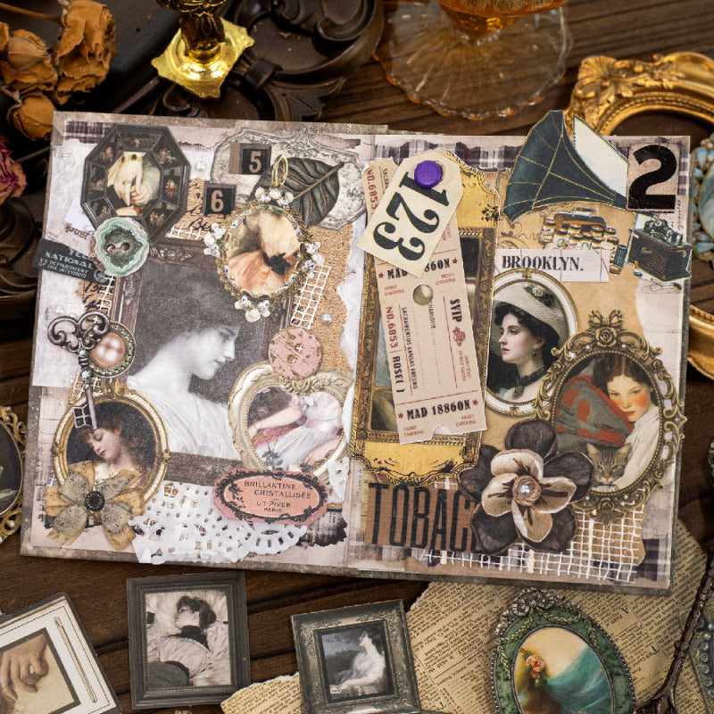 Medieval Picture Frame Series Sticker for journaling, scrapbooking and collage