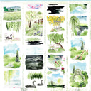Whole Roll 6.5cm*3m Dreaming Garden Die Cutting PET Tape