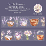 Purple flowers in full bloom