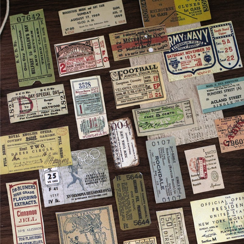 Retro Specimen Material Paper