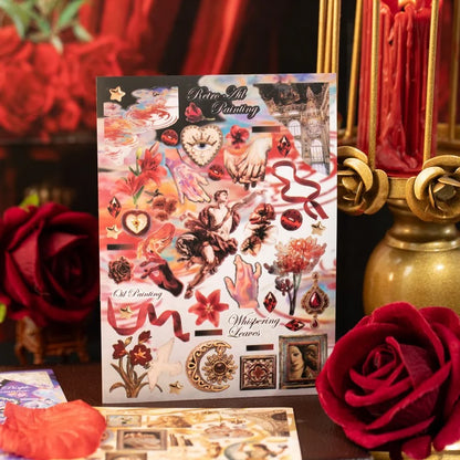 Flowers Hidden in the Mist Sticker Book