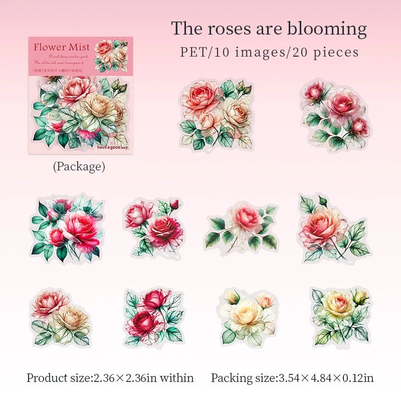 Flower Mist Sticker Pack