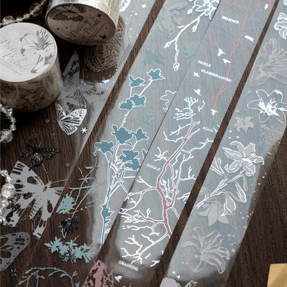 Prelude Poems Series Silver Stamping PET Tape