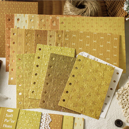 Material paper-star flower secret language Material Paper