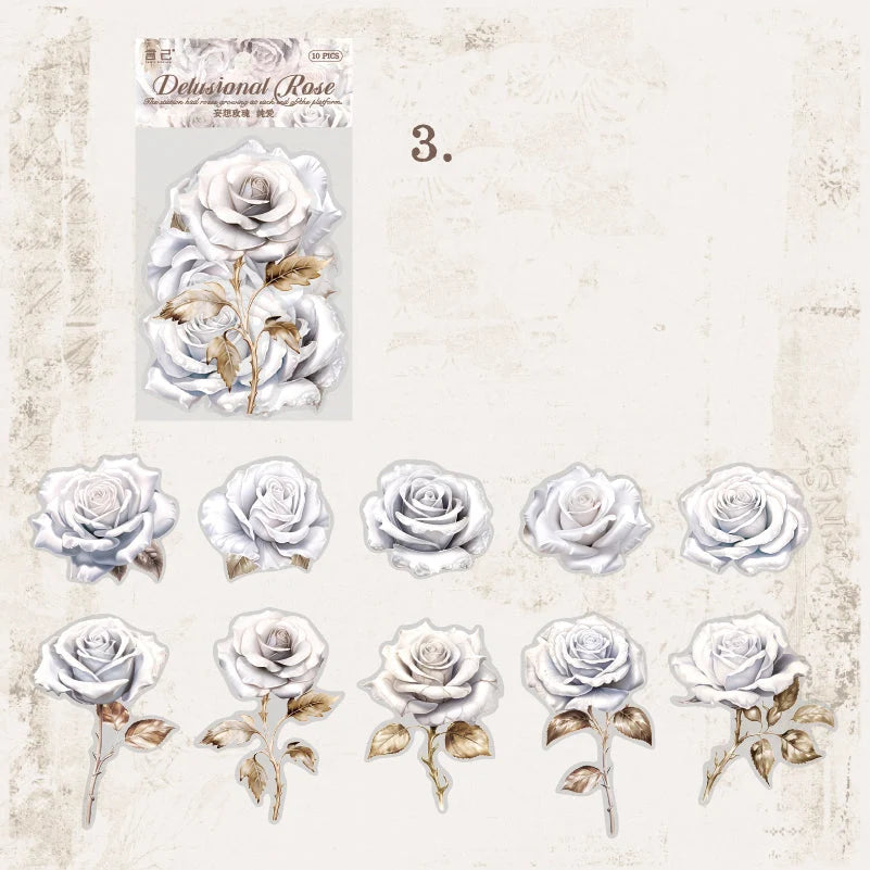 Dreaming Rose Sticker Set