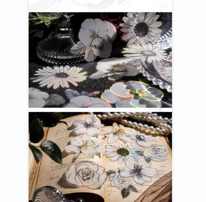 Gilded Floral PET Sticker Tape