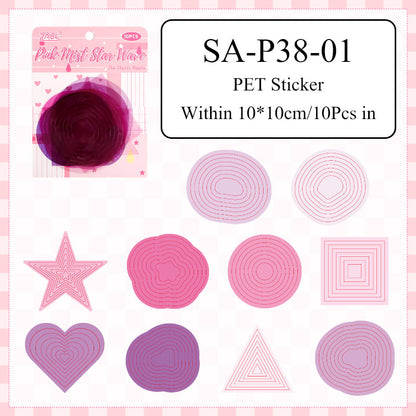 Star Pattern Dyeing Series Sticker