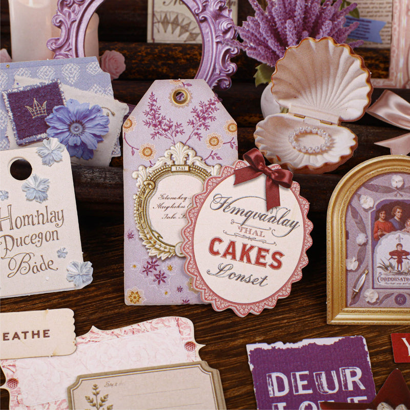 Retro Light Collection Series Sticker featuring retro, and light designs for journaling, scrapbooking and collage