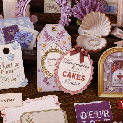 Retro Light Collection Series Sticker featuring retro, and light designs for journaling, scrapbooking and collage