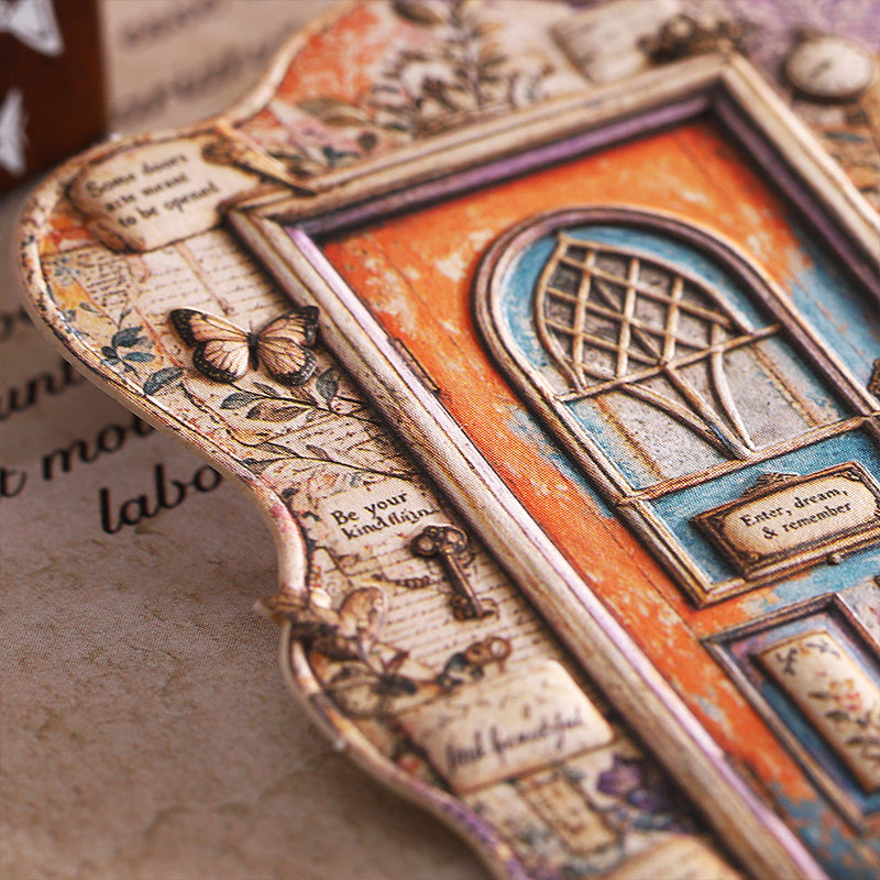 Old Time Atmospheres Series Sticker featuring old designs for journaling, scrapbooking and collage