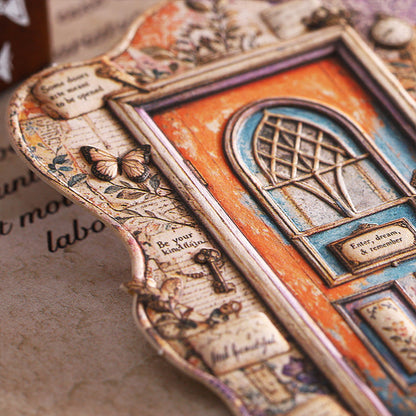 Old Time Atmospheres Series Sticker featuring old designs for journaling, scrapbooking and collage
