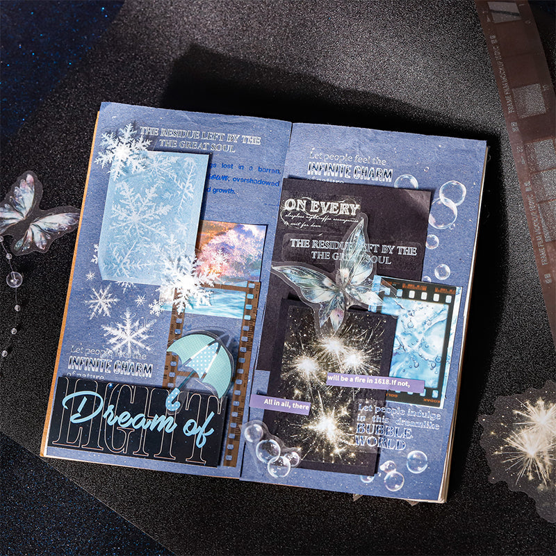 Light Dream Series Sticker featuring dream, and light designs for journaling, scrapbooking and collage