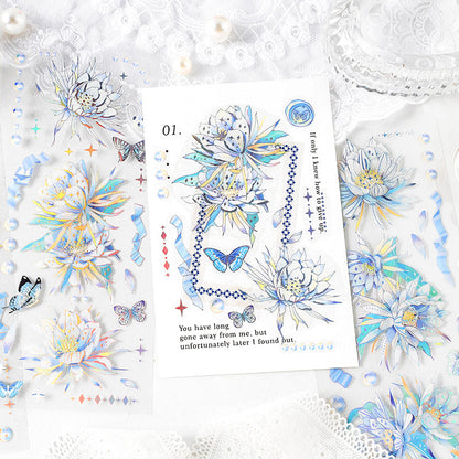Butterfly love flowers Sticker