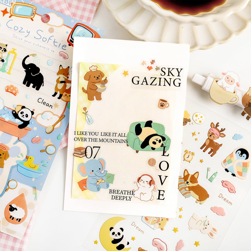 Soft Moments Series Sticker for journaling, scrapbooking and collage