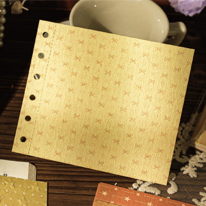 Material paper-star flower secret language Material Paper