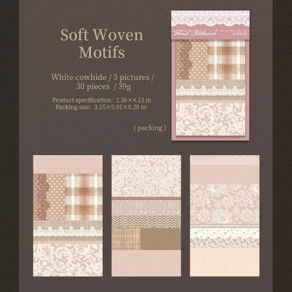Floral Patchwork Lace Sticker Book
