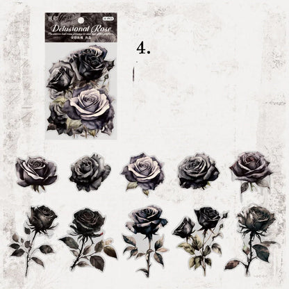 Dreaming Rose Sticker Set