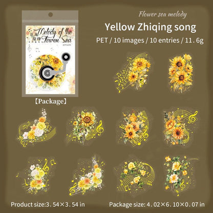 Floral Sea Melody Sticker Pack