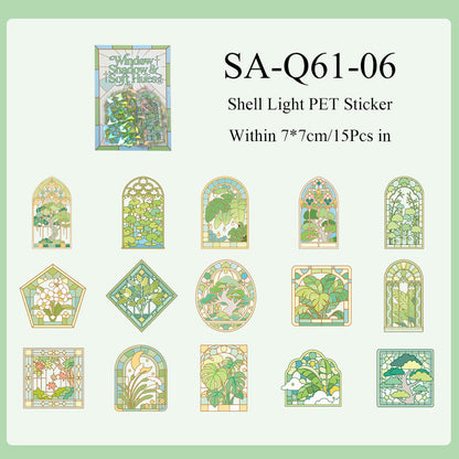 Window Shadow Palette Series Sticker