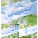 6.3cm*60cm Cloudy Sky White Ink PET Tape